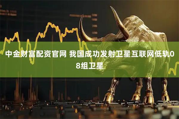 中金财富配资官网 我国成功发射卫星互联网低轨08组卫星